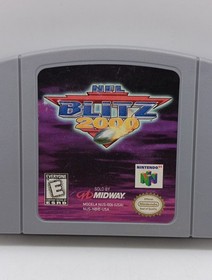 NFL Blitz 2000 Nintendo 64 N64 Working Authentic Game Cartridge 
