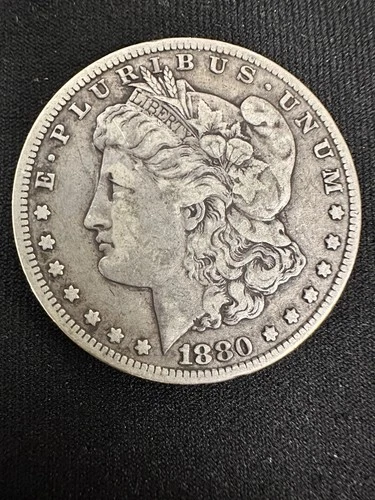 1880 Morgan Silver Dollar $1 Carson City Circulated Business Strike 0.9 Fineness
