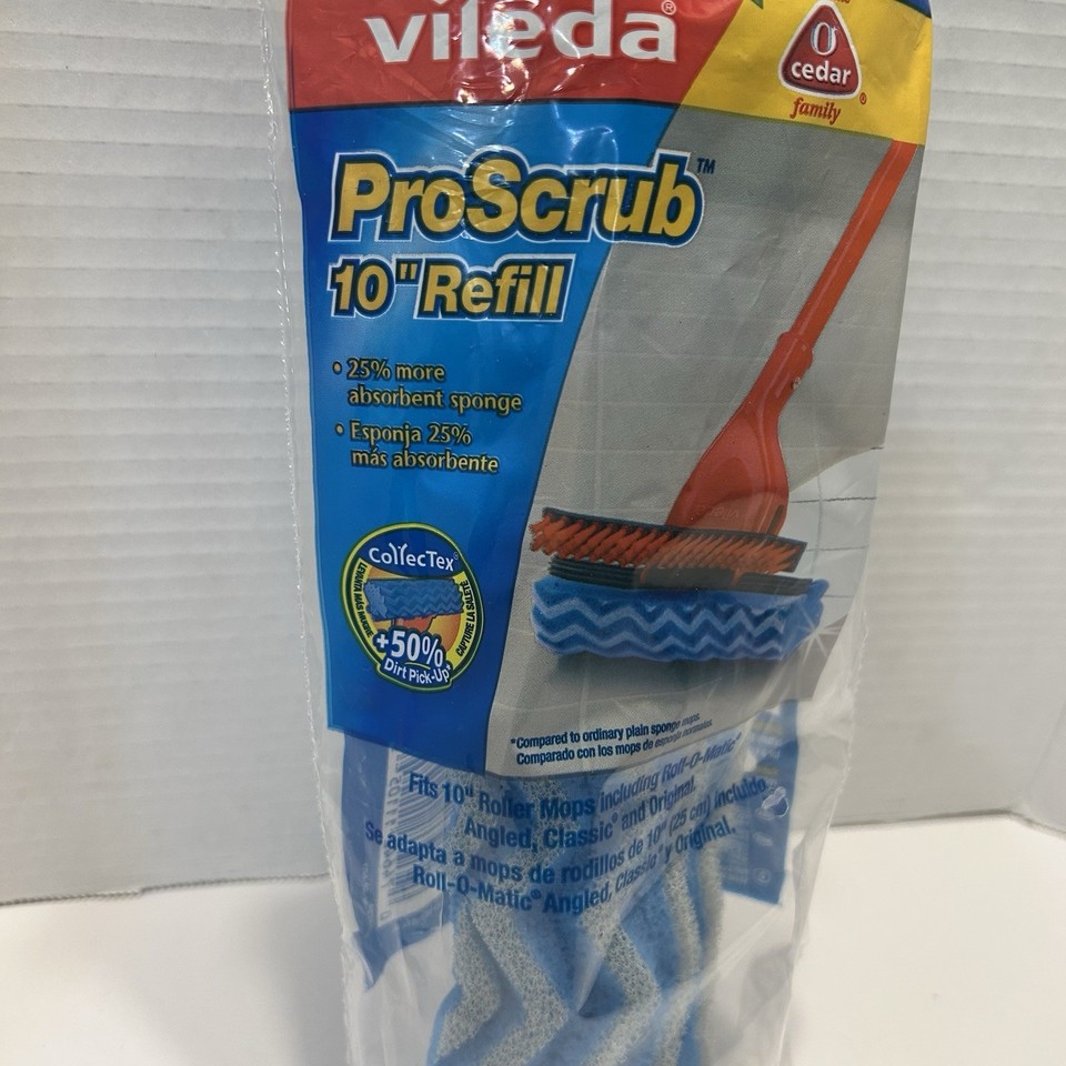 Recharge Balai à éponge O Cedar Pro Scrub 10 Pouces – Neuve Sous Blister
