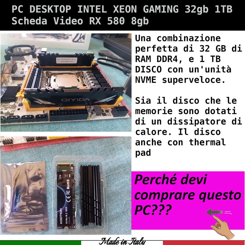 PC Desktop Gaming | Intel 14-Core | AMD 580 8GB | 32GB RAM | 1TB NVMe | Win 11 - Imagen 4 de 4