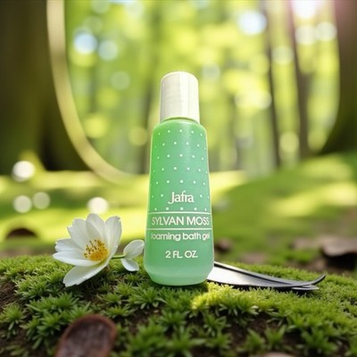 Jafra ~ SYLVAN MOSS ~ Foaming Bath Gel ~ 2oz - Rare Vintage 1988 Bottle