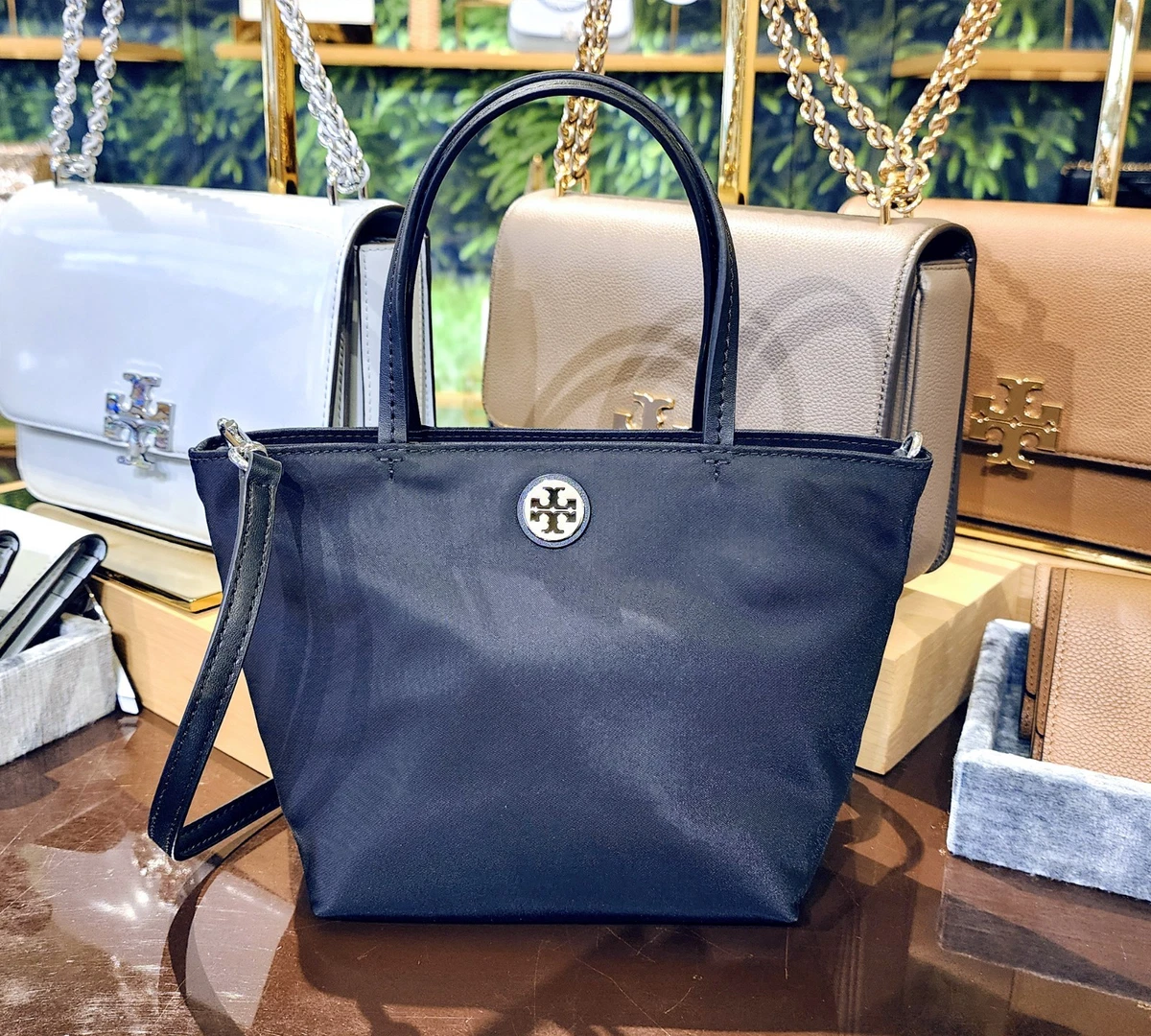 Tory Burch Nylon Exterior Blue Bags & Handbags for Women for sale