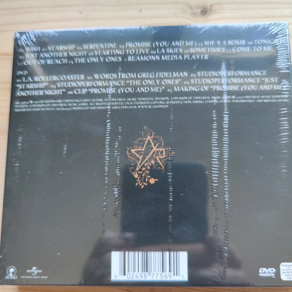 Reamonn Wish CD + DVD, Limited Deluxe Edition, Digipak Neu - Bild 3 von 3