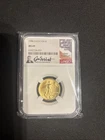 1986 $10 1/4oz American Gold Eagle NGC MS69 ~ Don Everhart Authentic Hand Signed