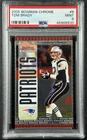 TOM BRADY PSA 9 2005 BOWMAN CHROME #8 PATRIOTS 930