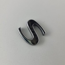 1999-2005 Saab 9-3 Se Rear Trunk Emblem Badge Logo S Chrome Oem