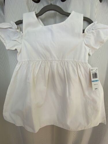 GB Girls Dress White Off The Shoulder Ruffle Summer Dress 5 Casual Cool NWT $34