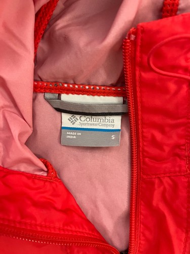 COLUMBIA Womens Hooded Full-Zip Lightweight Windbreaker Jacket Size S - Picture 3 of 7