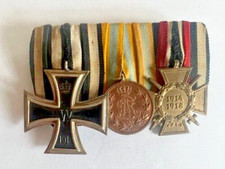 Medal German WW1 - Group of 3 - Iron Cross 2nd Class / Sachsen /Cross of Honour