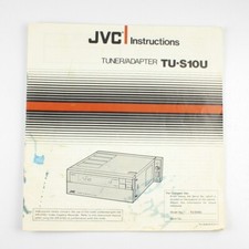 JVC - TU-S10U Tuner/Adapter Manual - Instruction Booklet