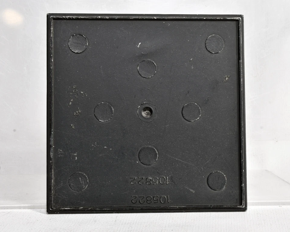 Placa de lente metálica Calumet 4 x 4 sin usar sin perforar Foto 3 de 4