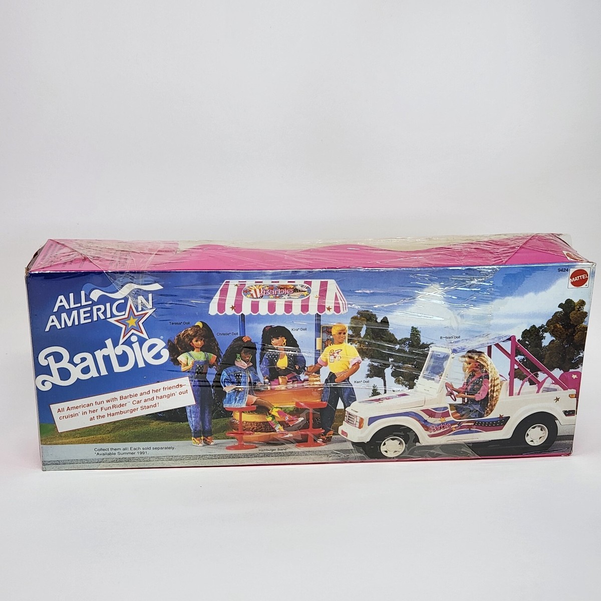 VINTAGE 1990 ALL AMERICAN KEN BARBIE DOLL MATTEL # 9424 NEW IN