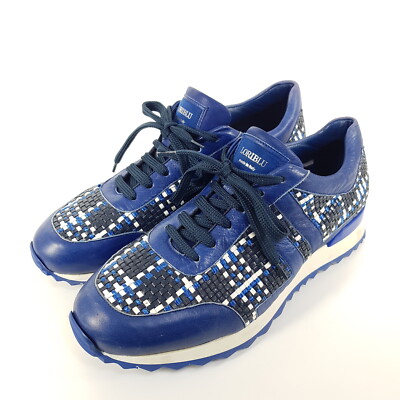 Loriblu Sneaker Damen Gr. EU 41 Blau Schwarz Weiß Leder Halbschuhe