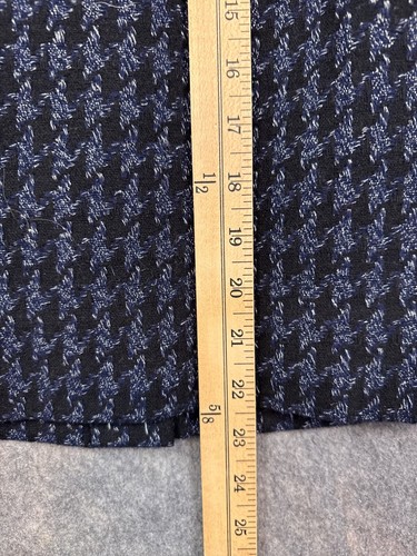 J Crew Pencil Skirt Women 4 Blue Silver Academic Secretary Office CEO Business - Picture 15 of 17