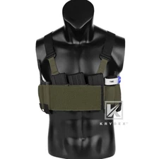 KRYDEX Concealed Carry Low-Vis Chest Rig Elastic Cummerbund Vest Ranger Green