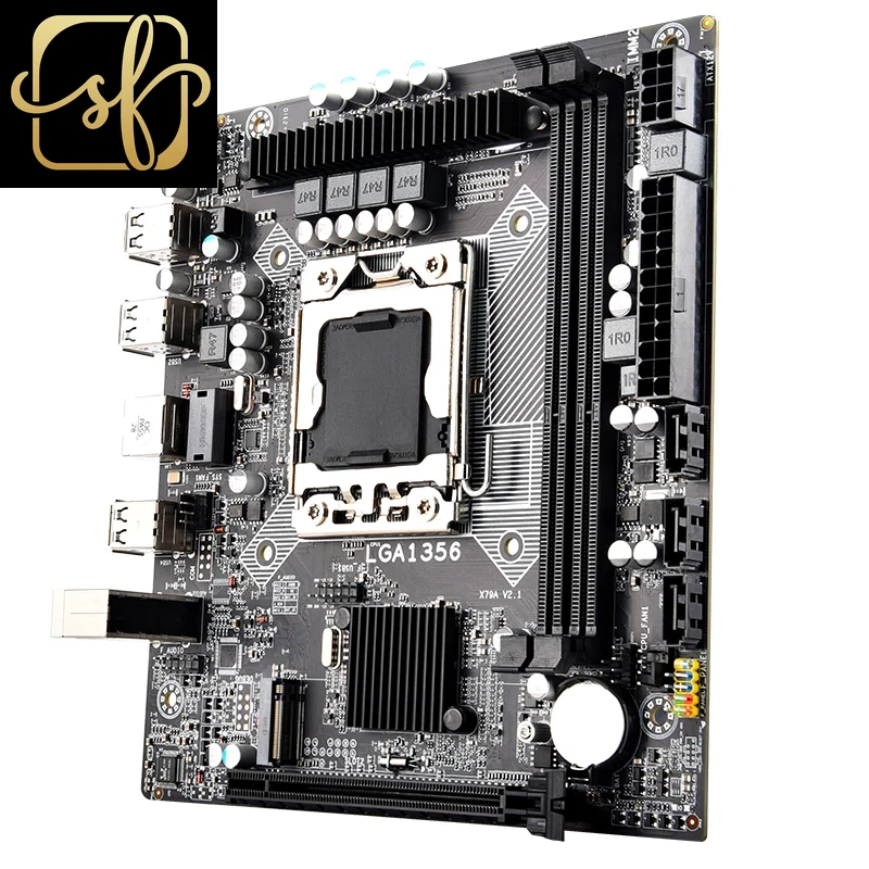 X79 LGA 1356 Kit Motherboard Set Combo Xeon E5 2420 V2 CPU 2*8G=16GB DDR3 Memory - Image 4 of 4