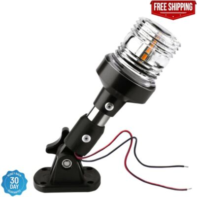 #ad #ad Boat Anchor Light White LED Stern Light for 12 24V Marine Use 3NM $15.41