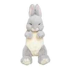 NEW Sun Lemon Rabbit Sleeping Animal Plush (M) Gray JAPAN