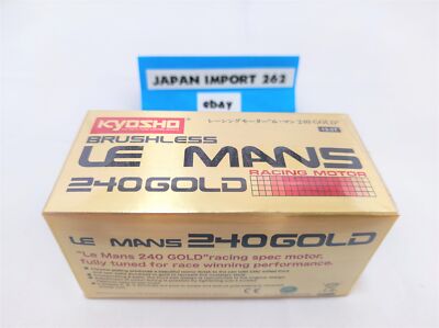 KYOSHO LE MANS 240 GOLD ブラシレスモーター Amazon.com: Kyosho 37034 Le Mans 240 Gold Brushless Motor