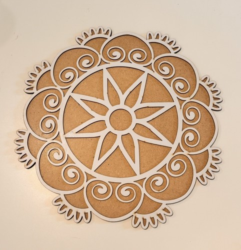 Rangoli Design For Diwali Decor,Diwali Gift, Mandala Art,Random Design, 30 CM - Picture 6 of 11
