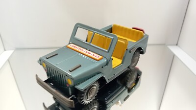 KCO Jeep Constructor Friction Tinplate Tin Toys Made in Japan Good