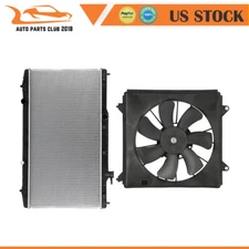 Automotive Radiator and Cooling Fan Assembly Fit for 13-17 Honda Accord For 3.5L