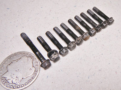 87 SUZUKI DR200H DR200 RIGHT SIDE CLUTCH COVER MOUNTING BOLTS