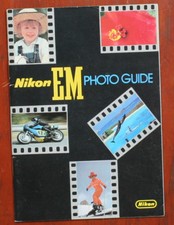 NIKON EM PHOTO GUIDE SALES BROCHURE, 36 PAGES, UNDATED, 8009-02M KEG/157251