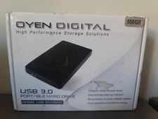 Oyen Digital U32 Digital Shadow External USB 3.0 Portable HDD Drive 500GB