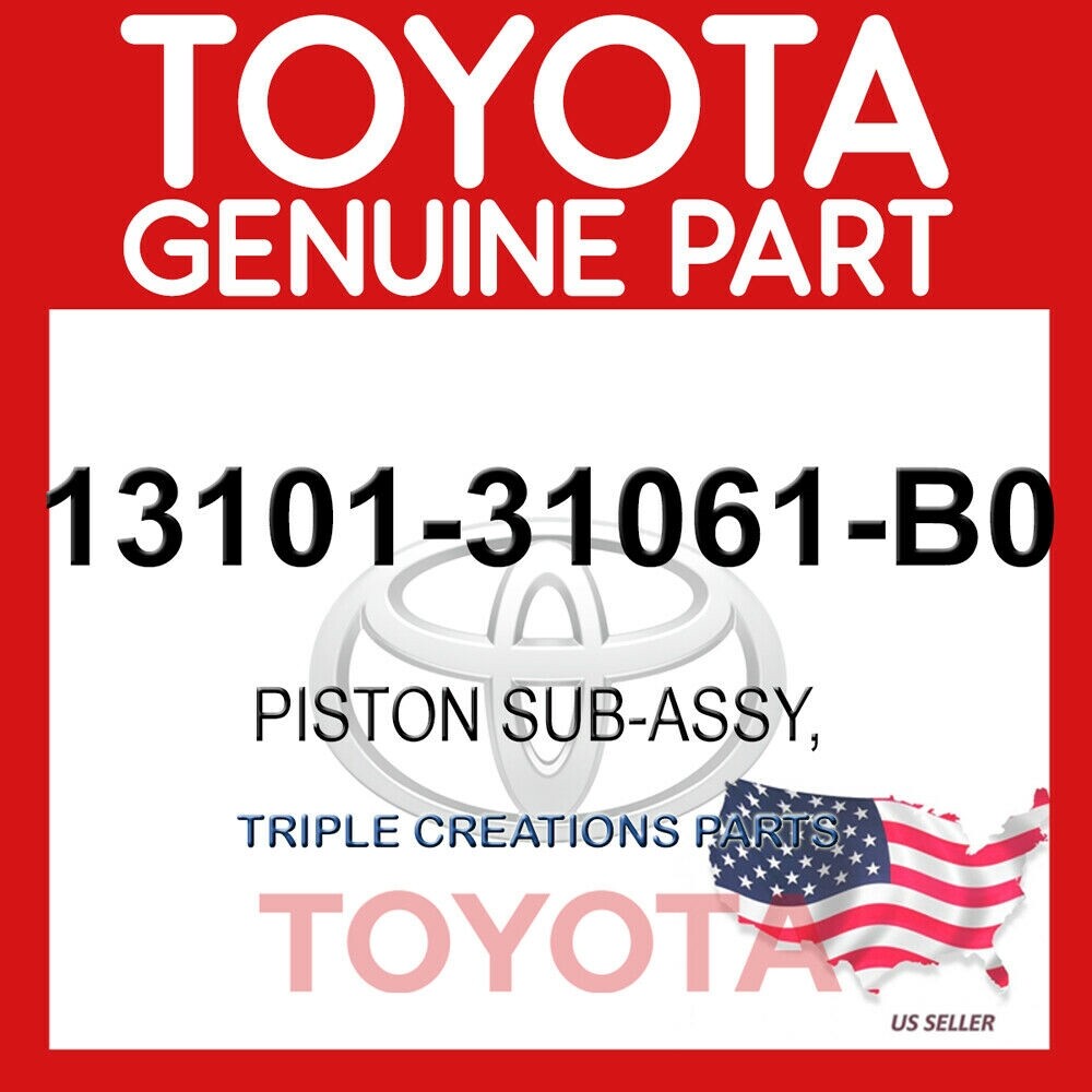13101-31061-B0 GENUINE OEM TOYOTA PISTON SUB-ASSY, 13101-31061-B0 