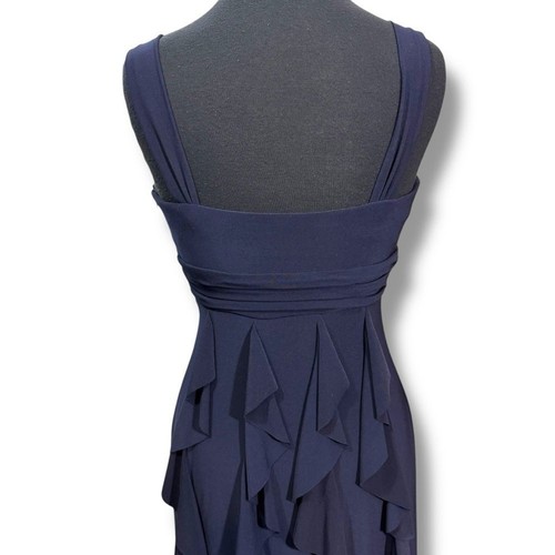 Vintage Betsy & Adam Navy Rüschenkleid - Bild 6 von 16