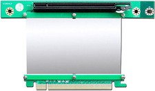 1U / 2U PCI-Express16x Riser Card Flex Ribbon Covered by Aluminum PLinkUSA NEW