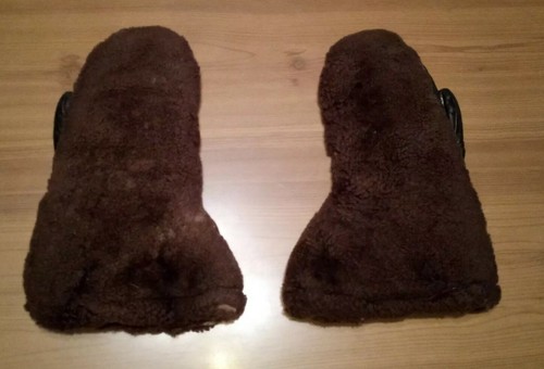 Antique 1920s Gloves Motorcycle Black Leather Indian Harley Davidson Advertising - Picture 7 of 8