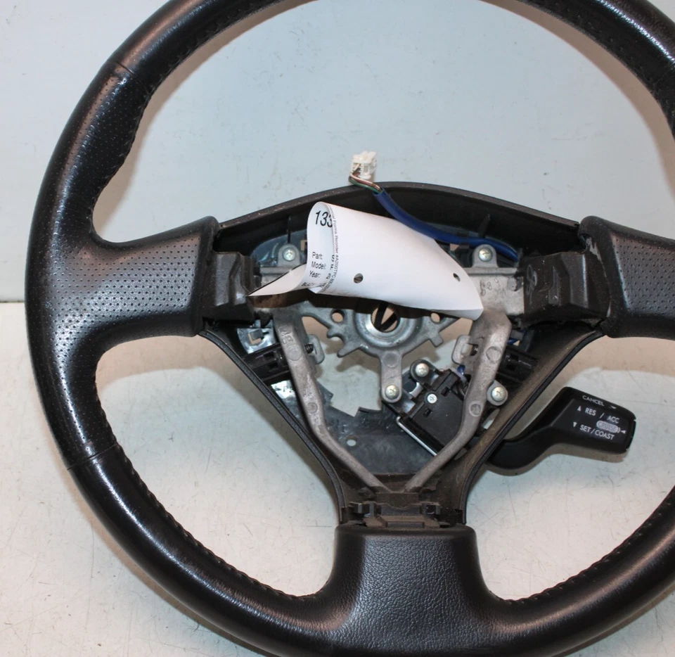 2007-08 SUBARU FORESTER STEERING WHEEL LEATHER CRUISE OEM P/N 34312AG013JC - Image 4 of 4