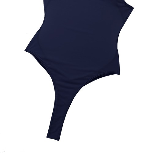 Women See Through Bikini Swimsuit Leotard Top Bodysuit One-Piece Sheer Swimwear - Picture 8 of 51
