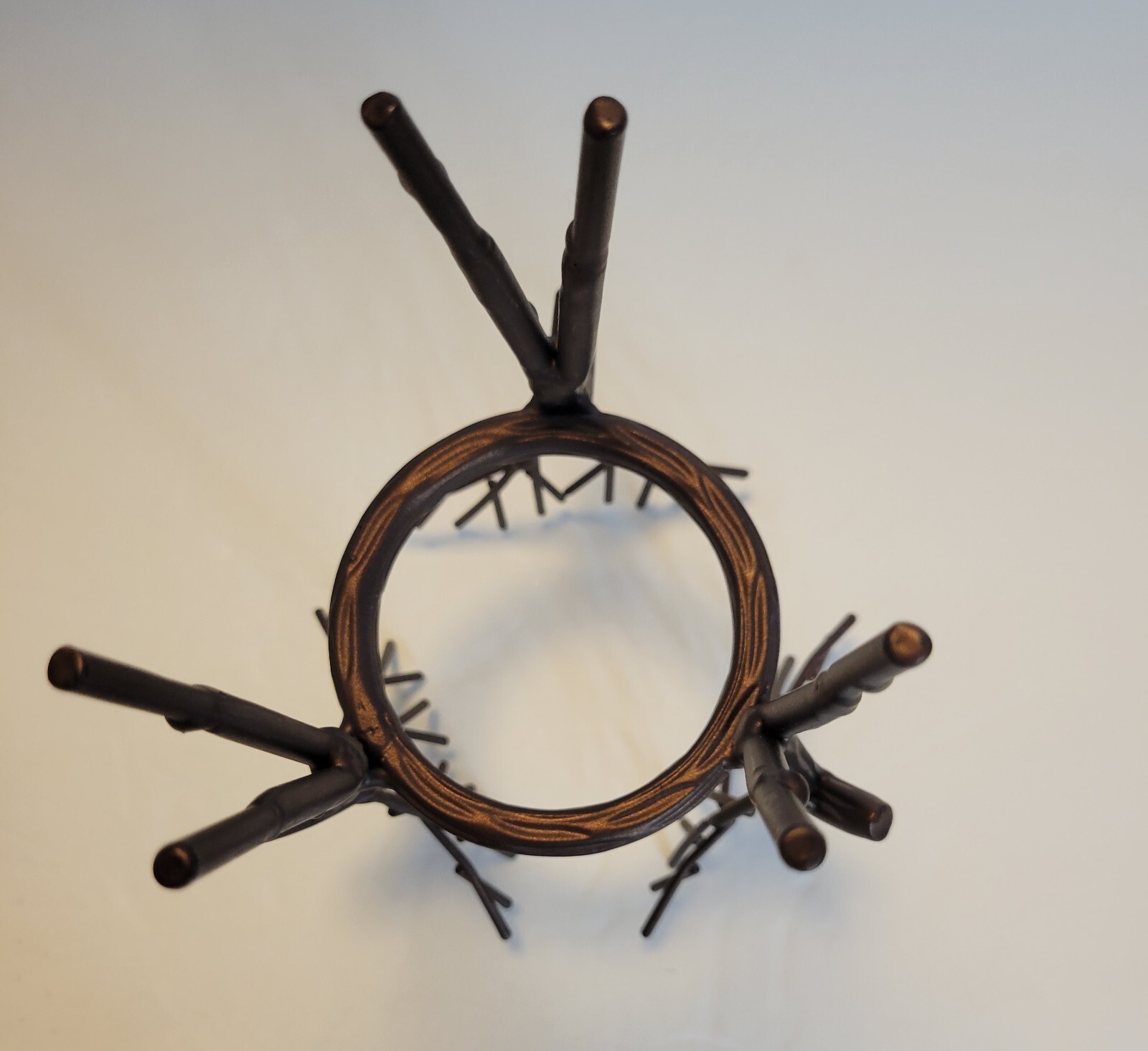 Yankee Candle Reindeer Buck Deer Metal Votive Candle Holder Rustic