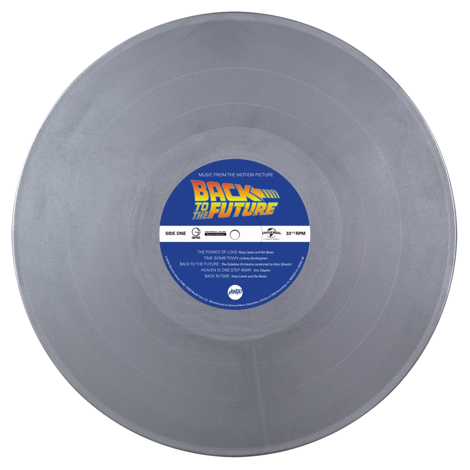 BACK TO THE FUTURE - Soundtrack, Ltd 35th Anni 180G SILVER COLOR LP + OBI New! - Image 2 of 4