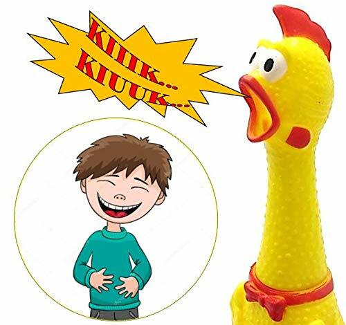 Juguete chirriante de goma chirriante pollo mascota perro mordedura de perro chirrido juguete de mascar - Imagen 6 de 7