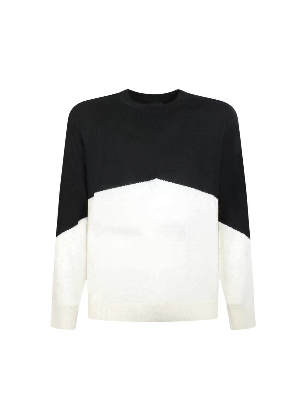 Maglione Armani Exchange da uomo модель в классическом котоновом цвете Nero e bia 23390₽