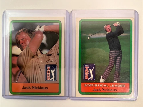 Two 1981 Donruss Jack Nicklaus Rookie Cards RC
