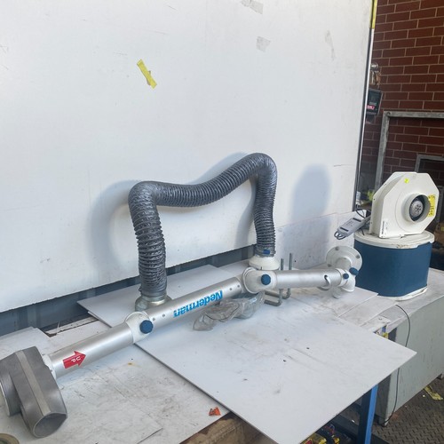 Nederman N3 Dust Fume solder Welding Extractor Fan arm duct hose filter