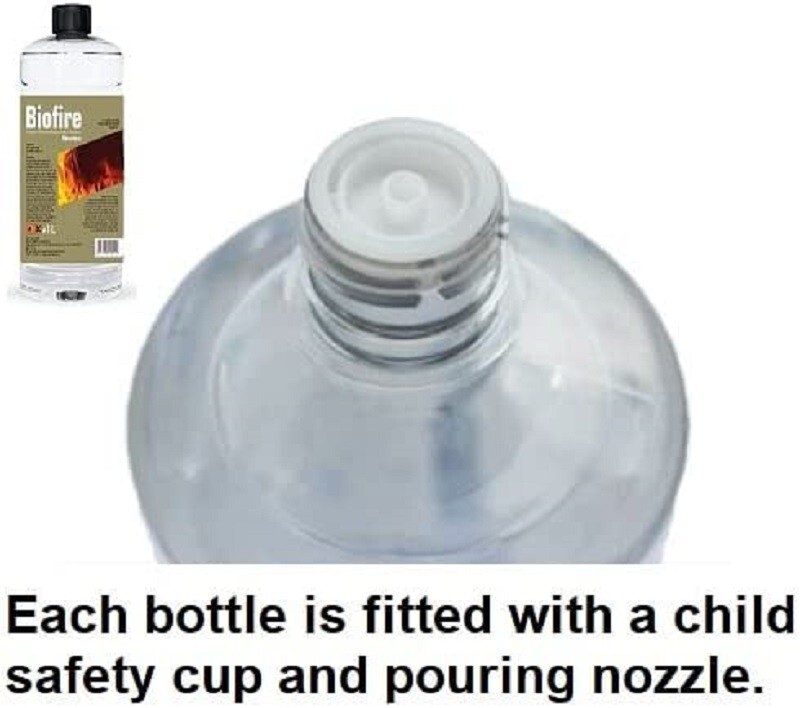 BIOFIRE 6 Litre Bio ethanol Fuel Clean Burn Bioethanol Premium Grade