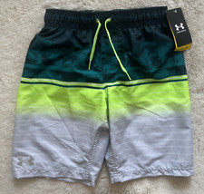 NWT Under Armour Board Shorts Boys M Medium Swim Trunks Swimwear Swimsuit