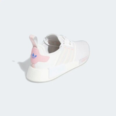 adidas gazelle silver green womens ADIDAS Big Kids' NMD Runner Casual Shoes, White main image 1