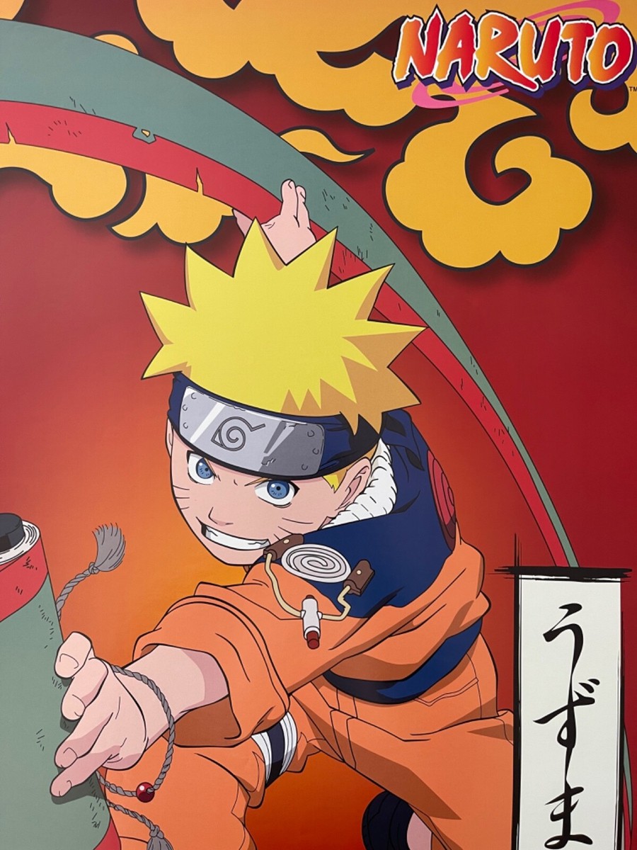 NARUTO　ナルト　B2 ポスター Naruto Shippuden: Naruto vs. Sasuke Nintendo DS B2 Poster