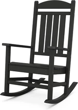 R100BL Presidential Rocking Chair, Black