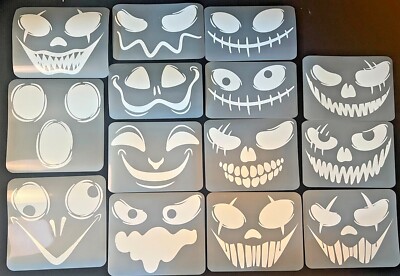 Gruselfilm Horror Gesicht Auto Aufkleber 15cm Momo Pennywise Clown Horrorfilm Kürbis