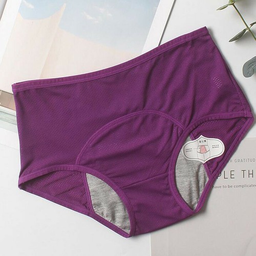 Auslaufsicheres Menstruationsperiodenhöschen Damen Unterwäsche physiologische Bundhose - Bild 7 von 19