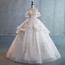 Shine luxury wedding dress, plus size wedding dress multi-size choice