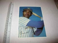 Cecil Cooper  5x7 size Topps 1981 Baseball Oversized card
